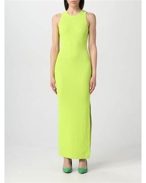 michael kors neon green dress